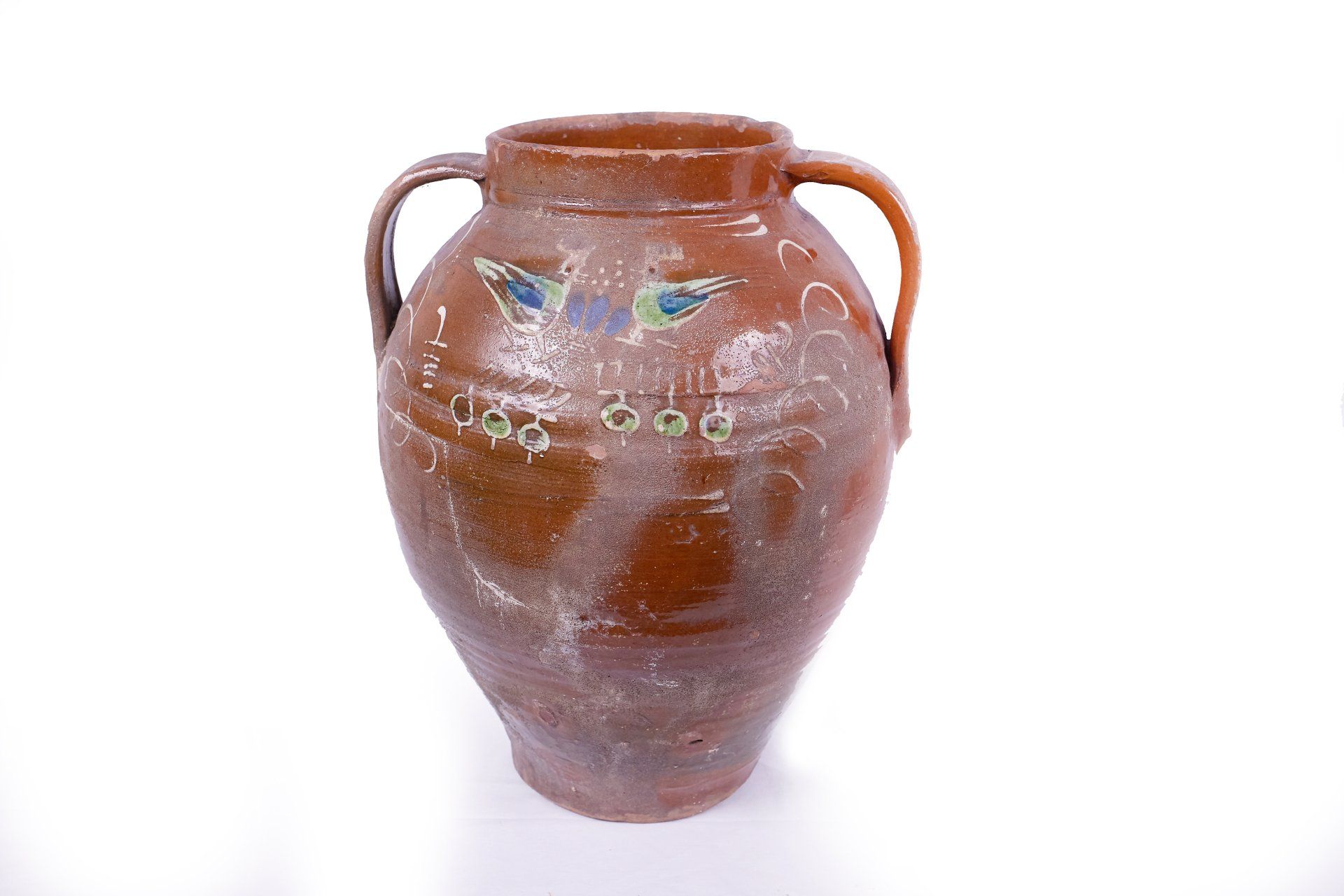 Borcan cu motive decorative